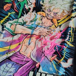 Anime T-shirt One Piece Front And Back 100% Kind Cartoon Teens Kids Adults