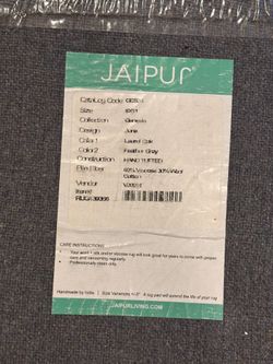 Jaipur hand tufted area rug