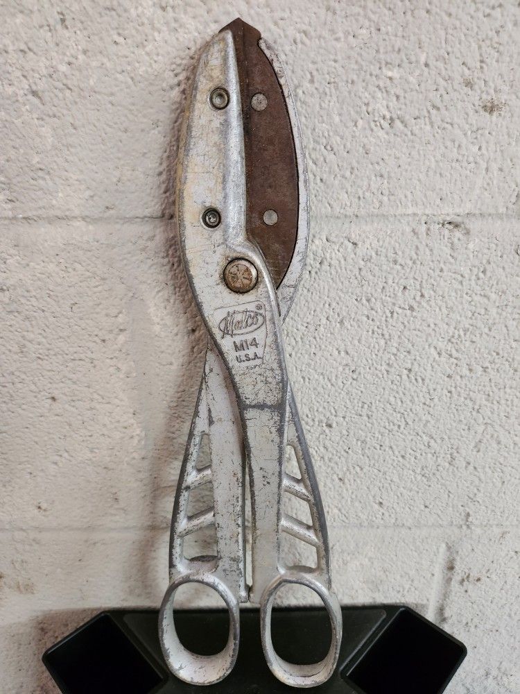 Malco M14 Aluminum 14" Straight Cut Tin Snips Shears