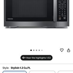 TOSHIBA ML4-EM12PA(BS) Countertop Microwave Oven