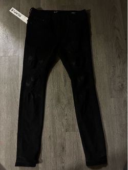black purples jeans