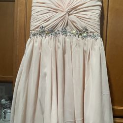 Peach Junior Short Dress