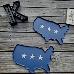 Target  Patriotic Map Trays