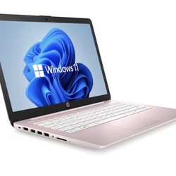 Windows 11 Pink laptop 64GB