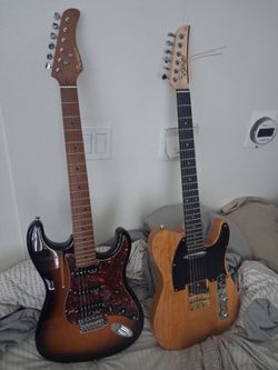 Seizi Tele partscaster....Benssica Super strat.......$275 each