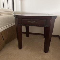 Pair Of Wooden End Tables