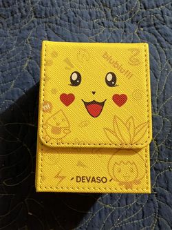 Devaso Yellow Trading Card Storage Box (Holds 60-110 Standard Cards)
