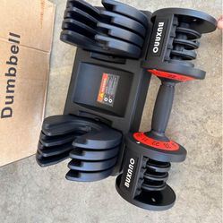 Adjustable dumbbell set