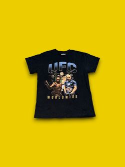 UFC Worldwide Men's Medium Connor McGregor Jon Jones Israel Adesanya MMA T-Shirt