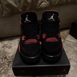 Jordan 4 Red Thunder Gs 