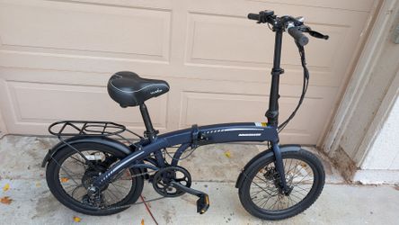 Rock shark folding electric bike