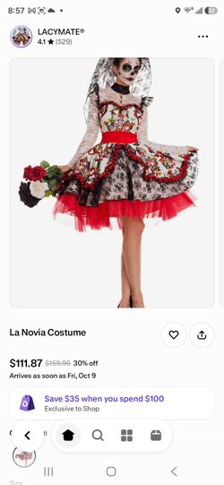 Day of the dead womens costume