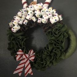 Christmas Candy Cup Wreath