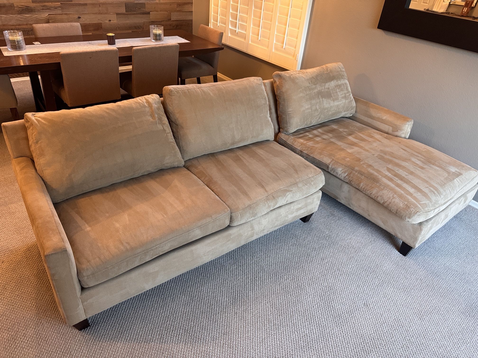 ZGALLERIE Chaise sectional 2 Piece