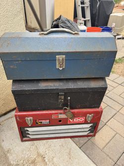 Toolboxes 3 For $30