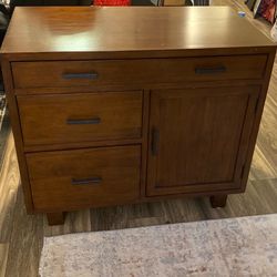 Solid Walnut Compact Desk from Crate and Barrel