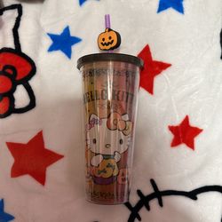 Halloween Hello Kitty Cup