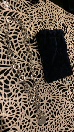 Tiffany and co silver 925 necklace with pendant