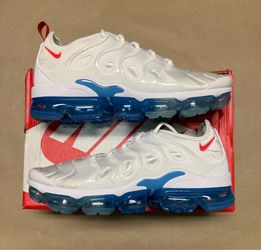 Nike Air Vapormax Plus White University Blue Men’s size 11.5 running shoes!