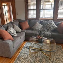 (DELIVERY AVAILABLE)Gray sectional