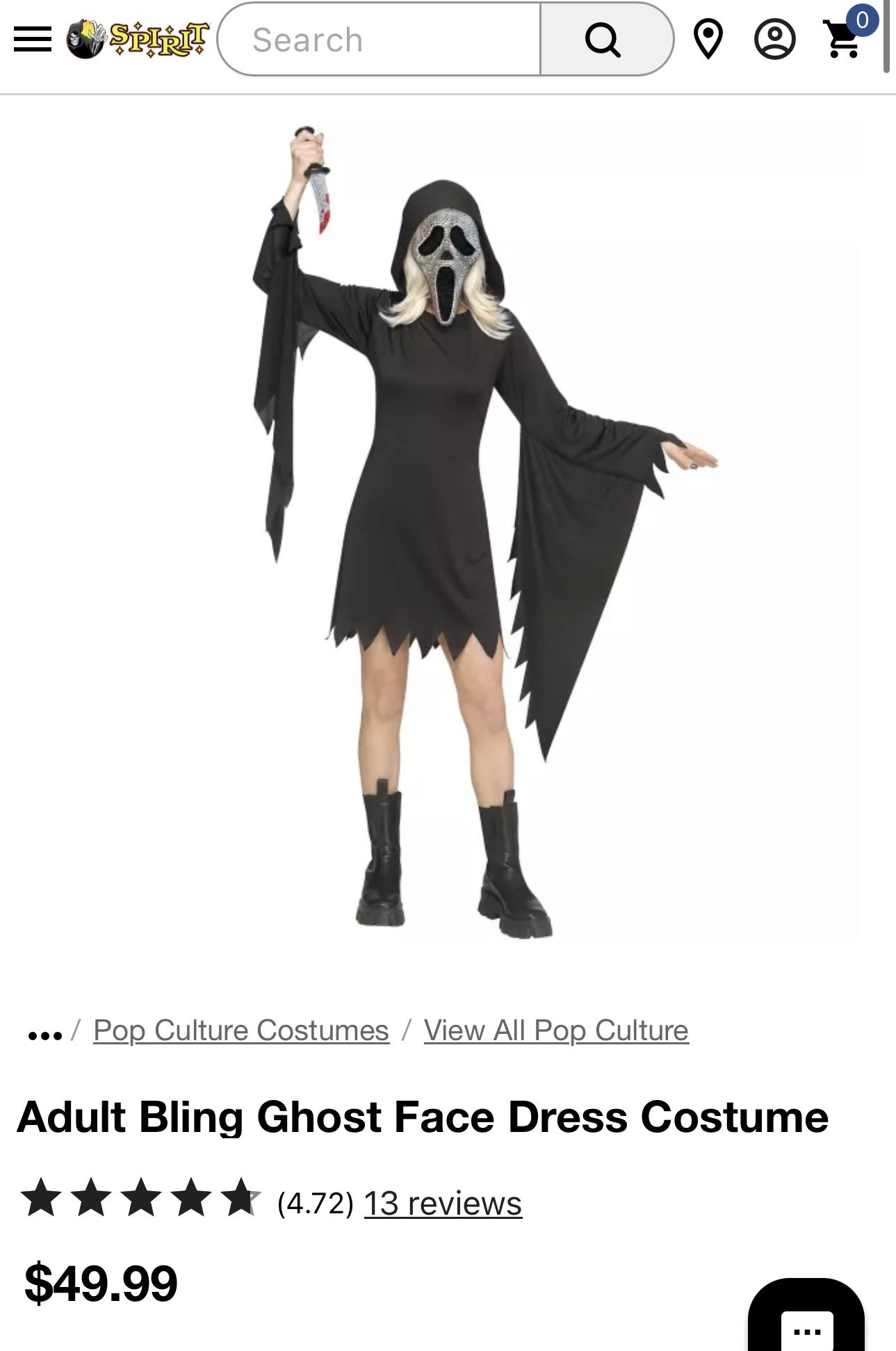 Scream Costume 