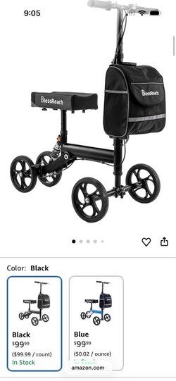 New knee scooters fully assembled