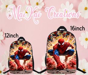 Spider man custom backpack (READ DESCRIPTION)