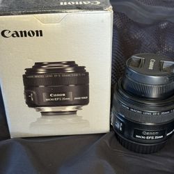 Canon Macro 35mm Efs Camera Lens