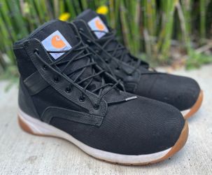 Carhartt Force® Nano Composite Toe Boots in black fabric..Sz 10 Men’s..Slip & oil resistant..Located west roseville..