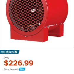 Red Commercial Heater