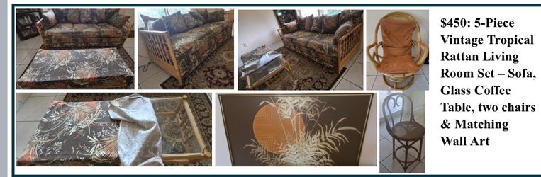 Living room sofa set
