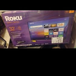 NEW ROKU INSIGNIA TV32" AND SOUNDBAR POLK