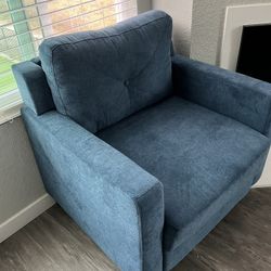 Blue Sofas Chairs