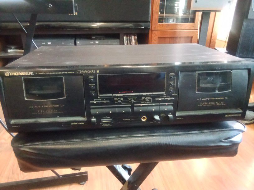 PIONEER DOUBLE CASSETTE DECK $250 FINAL PRICE WITH SAME DAY SHIPPING 