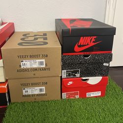 Yeezy, Nike, Jordans 