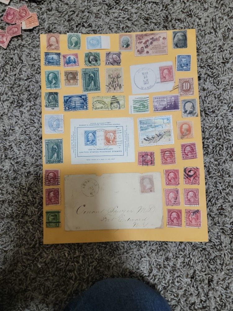 1 Sheet Usa High Value Postage Stamps Lot Y 4