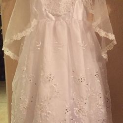 Christening Dress/ Vestido De Bautismo