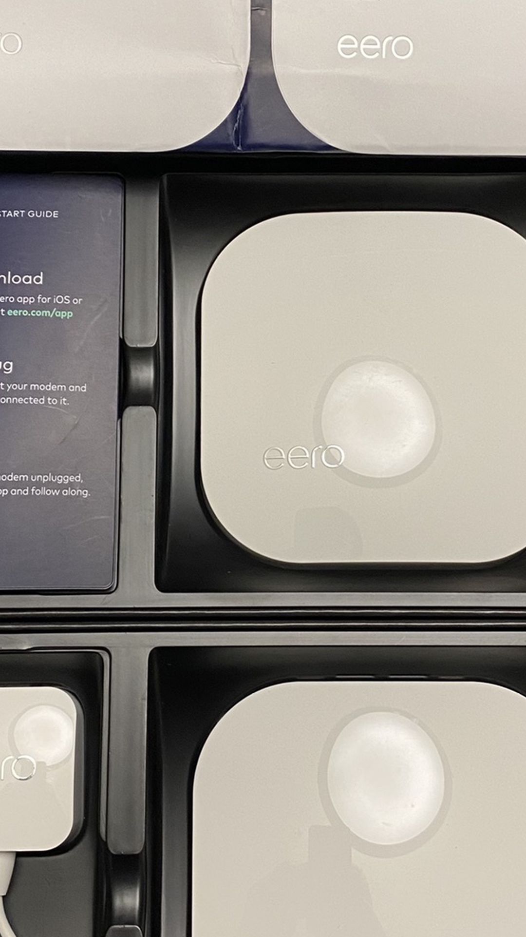 Eero Pro WiFi System - 2 Pack Tri-Band Mesh Routers B010201, 2x2 MU-MIMO