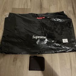 Size L Supreme Box Logo Crewneck Black 