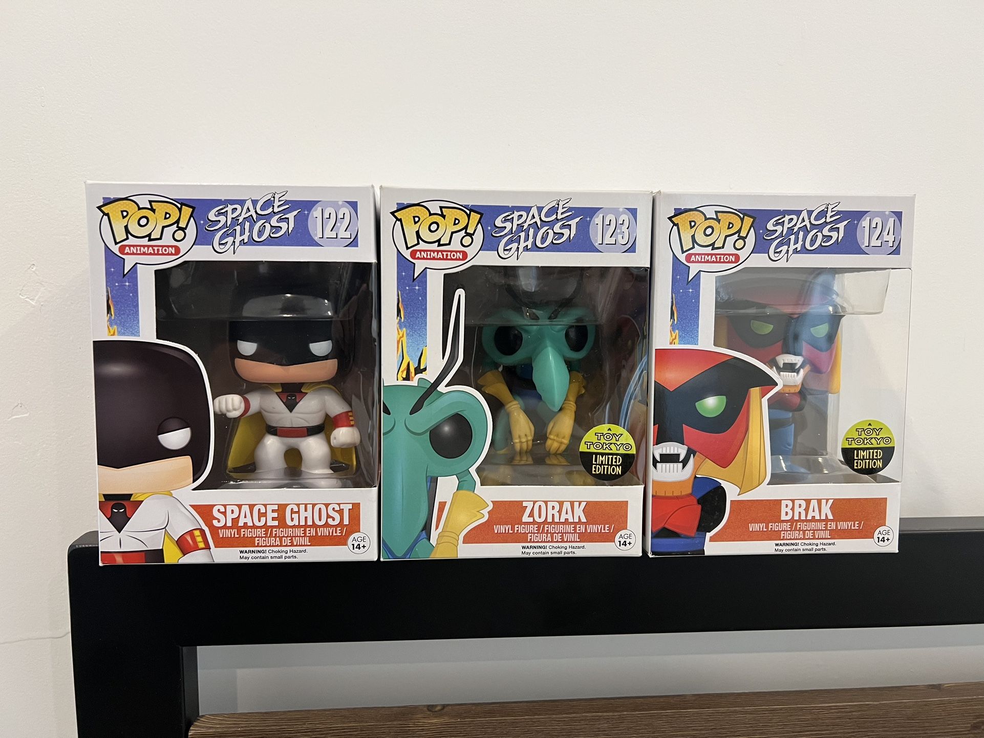 Funko Pop Space Ghost Set (Brak, Zorak & Space Ghost)