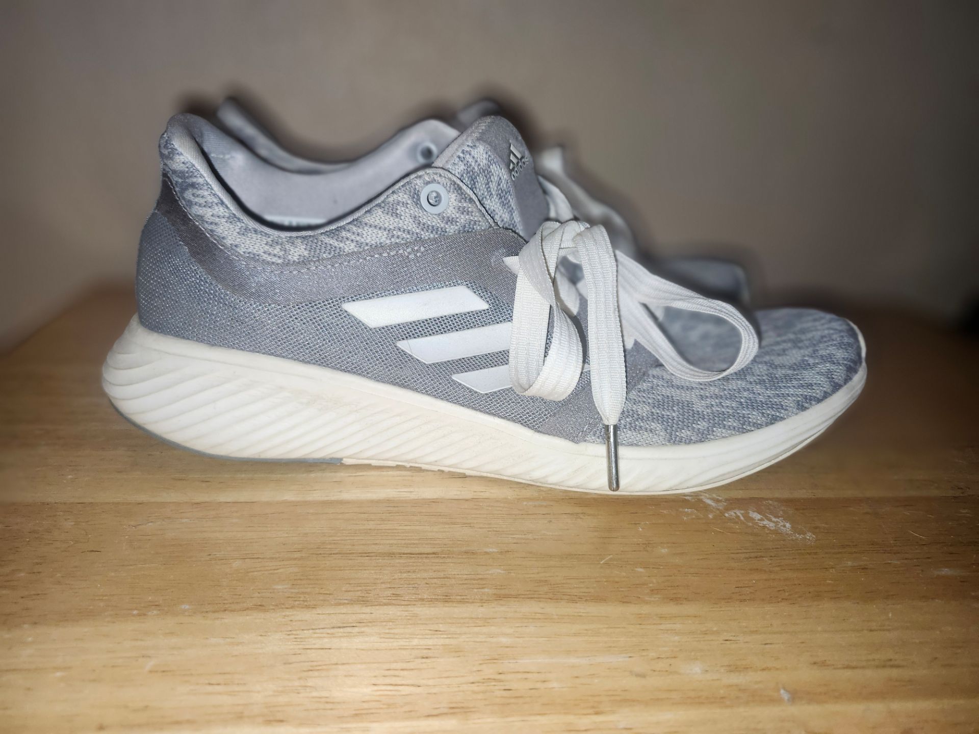 Women's Adidas, grey and white, size 10