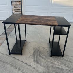 Metal Base Computer Desk