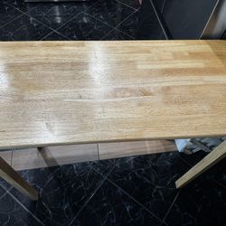 Butcher Block Wood Surface Solid Wood Table Island Cutting Board Or Side Table 