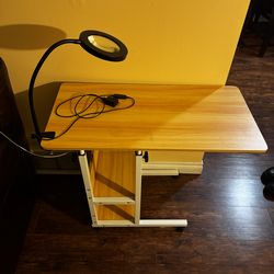 Hobby Table adjustable with light
