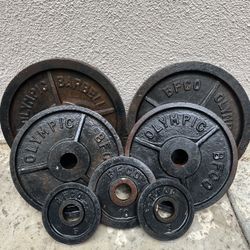 Olympic Weight Plates 180lbs 