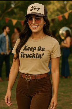Keep On Truckin Retro Shirt For Men And Women