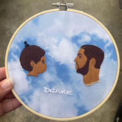 DRAKE NWTS Handmade embroidery