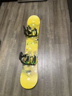 Burton Snowboard Size 147 With Brand New Bindings!!!!