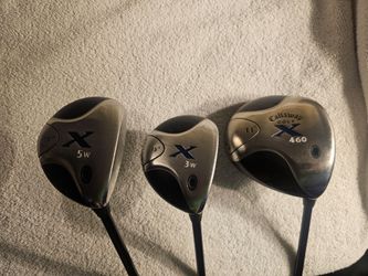 Callaway Golf X 460 11° Driver, 15° 3w, 19° 5w w/Head Covers