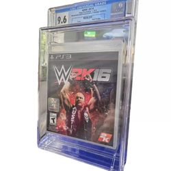 WWE 2K16 (PlayStation 3, PS3, 2015)  CGC Graded 9.6